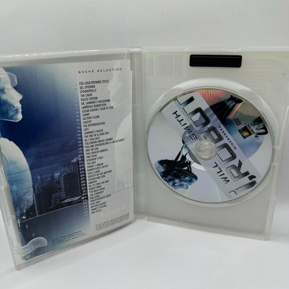 I Robot DVD Widescreen Will Smith Sci Fi Thriller 2004 PG 13 Action 20th Century - Picture 4 of 4